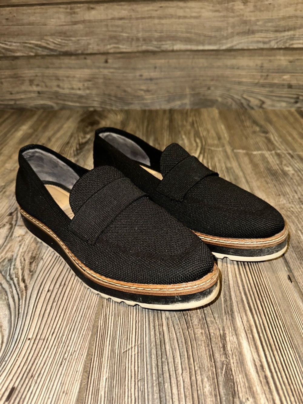 Me Too Ashton Women’s Black Slip-On Loafers - Casual Business Office Old Money